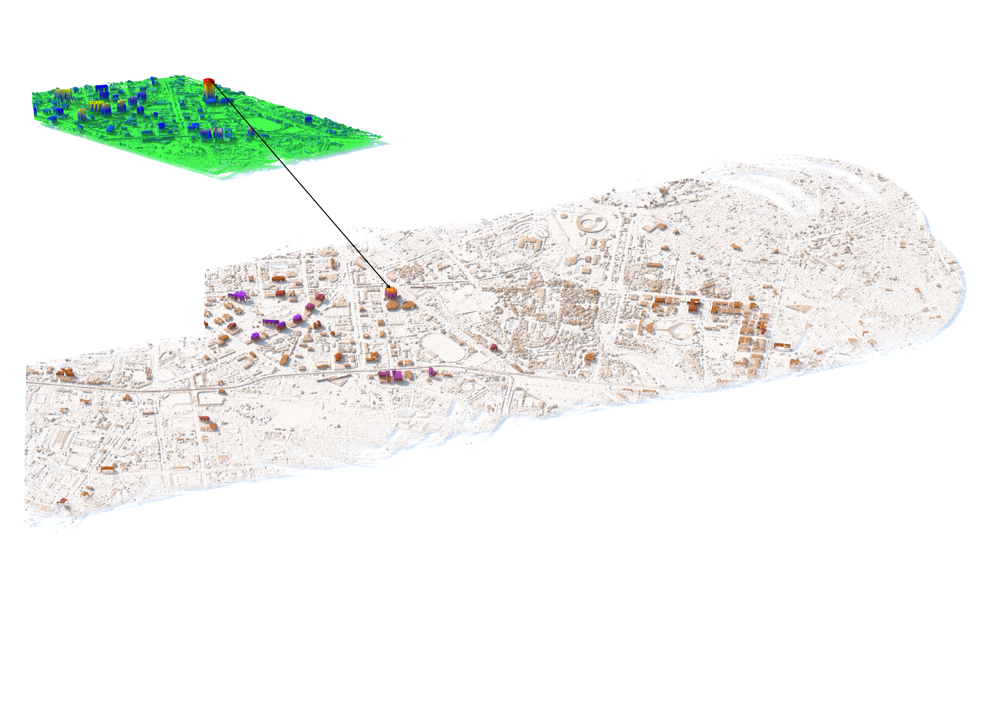 3D Canopy Height Map - Addis Ababa
