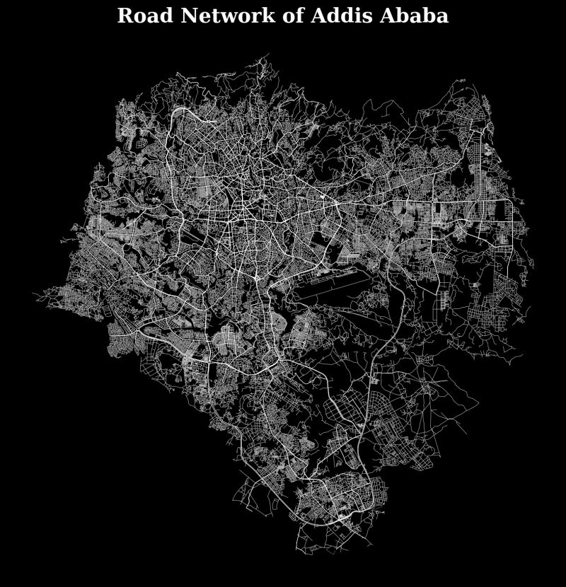 Road Network Addis Ababa